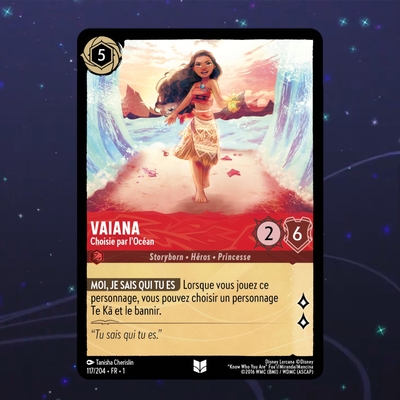 Disney Lorcana TCG : Carte "Vaiana" (117/204) le palais des goodies