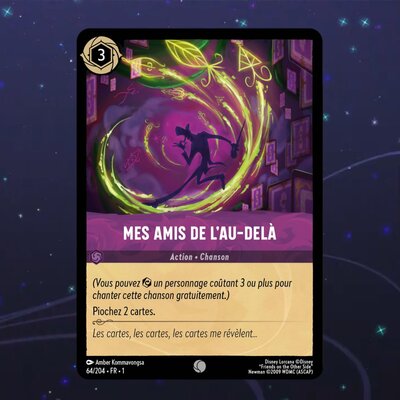 Disney Lorcana TCG : Carte "Mes amis de l'au-delà" (64/204) le palais des goodies
