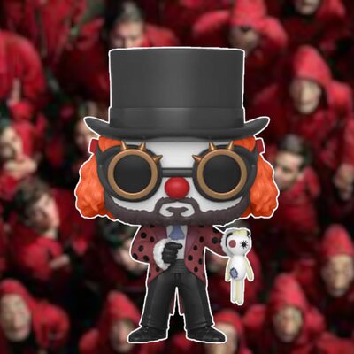La casa de papel - Funko N° 915 - Profesor o Clown - le palais des goodies