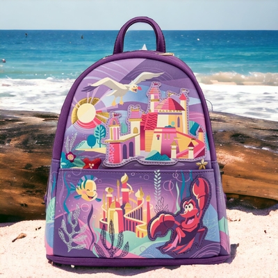La petite sirène - Loungefly : Sac à dos "Château" le palais des goodies