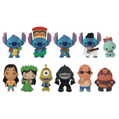 Disney - Lilo et Stitch : 3D Foam Bag Clip "Stitch Series 2" le palais des goodies