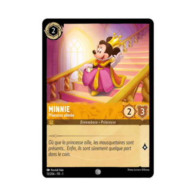Disney Lorcana TCG : Carte "Minnie" (carte 13/204) le Palais des Goodies
