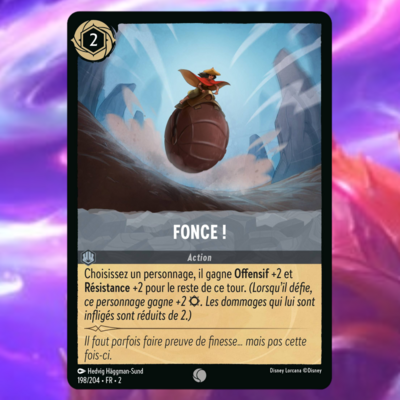 Disney Lorcana TCG - Chapitre 2 : L'ascension des Floodborn - Carte "Fonce" (198/204) le palais des goodies