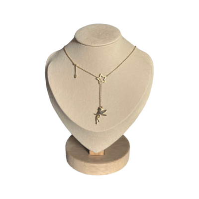 Disney - Peter Pan : Set Collier   Boucles d'oreilles Clochette - Disneyland Paris - Peter Pan - tinkerbell - le palais des goodies
