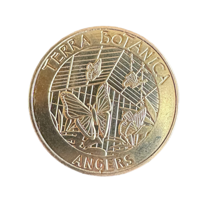 Terra Botanica : Médaille de Paris "La galerie des papillons" médailleuses - monnaie - jeton - le palais des goodies