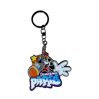 Disney - Mickey Mouse : Porte-clé "art street" - keychain - Disneyland Paris - disney parks - le palais des goodies