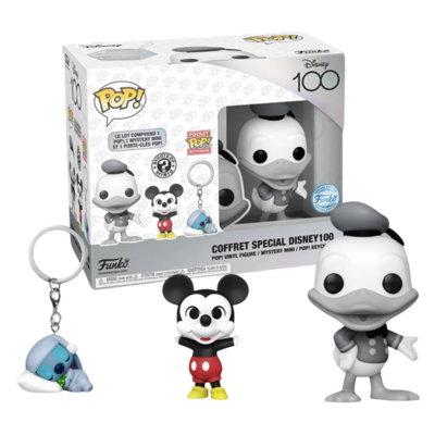 Disney100 - Funko N°1309 : Coffret Special Donald Duck - Disneyland Paris - disney parks - disney store - shop disney - le palais des goodies
