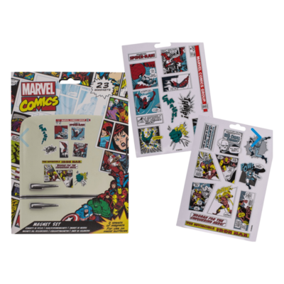 Marvel : Lot de 23 magnets - disney - disneyland - disney parks - disney store - shop disney - disneyland paris - le palais des goodies