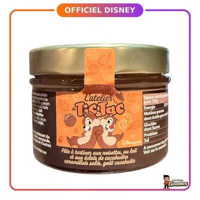 Disney - Tic et Tac : Pâte à tartiner noisettes cacahuètes