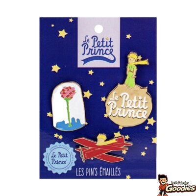 Le petit Prince : Lot de 3 pin's émaillés (nuit)