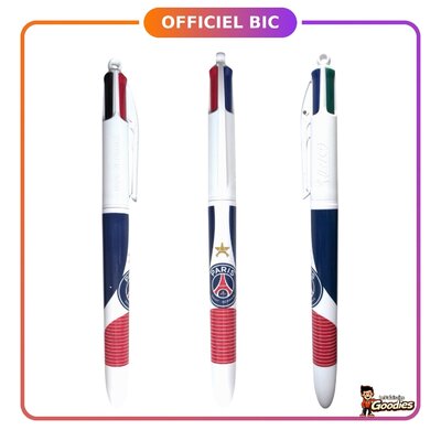 PSG : Stylo BIC 4 couleurs Paris Saint-Germain