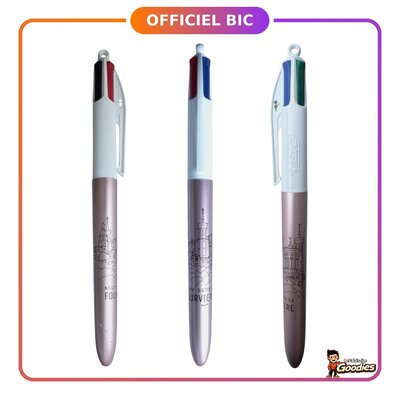 Lyon - Notre-Dame de Fourvière : Stylo BIC 4 couleurs