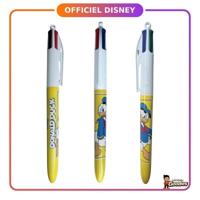 Disney - Donald Duck : Stylo BIC 4 couleurs