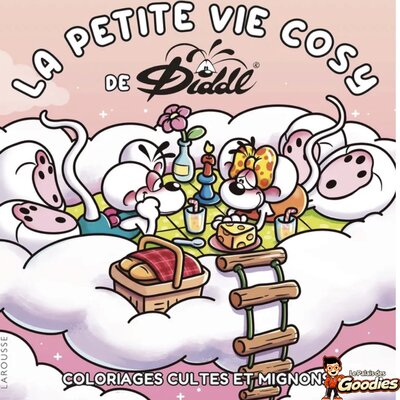 Larousse - Diddl : Livre de coloriage La petite vie cosy