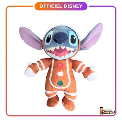Disney - Lilo et Stitch : Peluche Stitch Noël en bonhomme pain d'épices