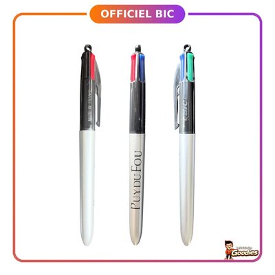 BIC - Puy du Fou : Stylo 4 couleurs argenté