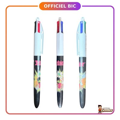 Astérix : Stylo BIC 4 couleurs corps noir