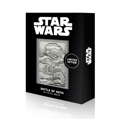 STAR WARS - HOTH PLANET SCENE - LINGOT EN MÉTAL COLLECTOR