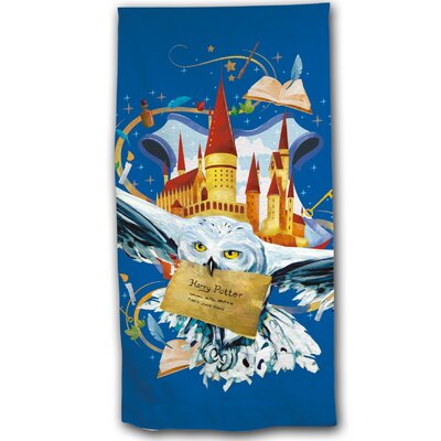 HARRY POTTER - SERVIETTE DE PLAGE 100% MICROFIBRE - 70X140CM - HEDWIGE
