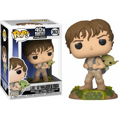 STAR WARS - BOBBLE HEAD POP N° 363 - TRAINING LUKE WITH YODA