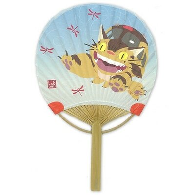 TOTORO CATBUS JAPANESE BAMBOO FAN