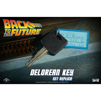 RETOUR VERS LE FUTUR - RÉPLIQUE 1:1 DE LA CLÉ DE LA DELOREAN