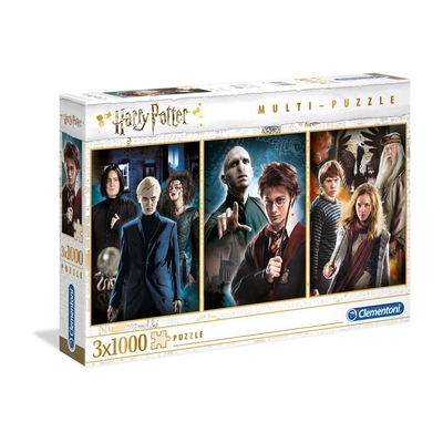 HARRY POTTER - PACK DE 3 PUZZLES 1000P