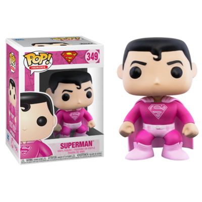 DC COMICS - BOBBLE HEAD POP N° 349 - SUPERMAN BREAST CANCER