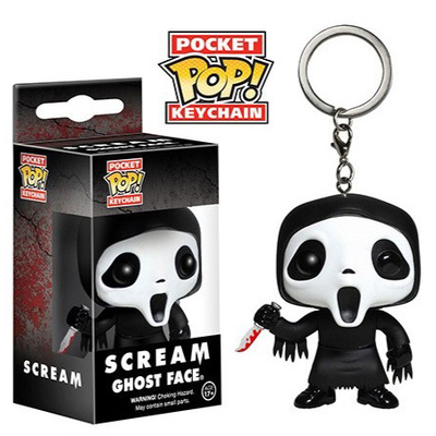 SCREAM : POCKET POP KEYCHAINS "Scream Ghost Face"