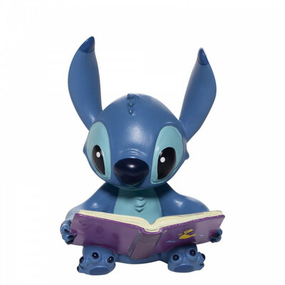 DISNEY TRADITIONS - STITCH BOOK - FIGURINE '6X6X9'