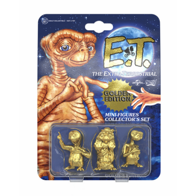 E.T. l'extra-terrestre - Pack 3 mini figurines Collector's "Golden Edition"