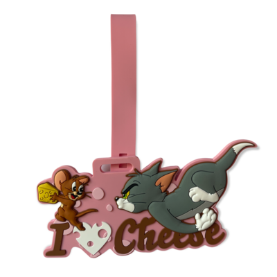 Tom et Jerry : Etiquette de bagage "cheese"