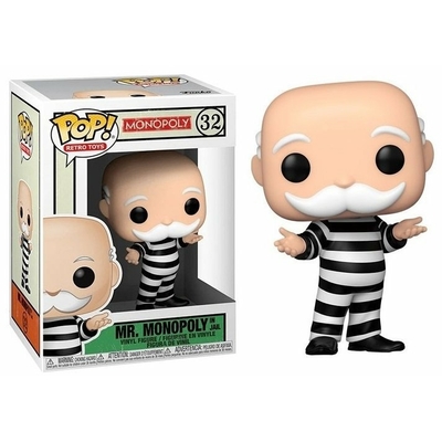 Monopoly - Bobble Head Funko Pop N°32 - Mr. Monopoly in jail