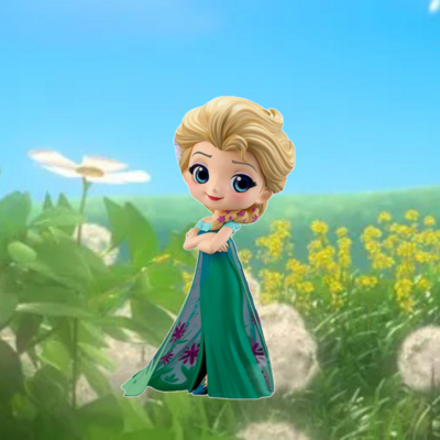 La reine des neiges - Q Posket : Figurine Elsa "Disney Frozen Fever"