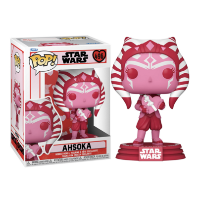 Star Wars - Bobble Head Funko Pop N°496 : Ahsoka "Breast Cancer"