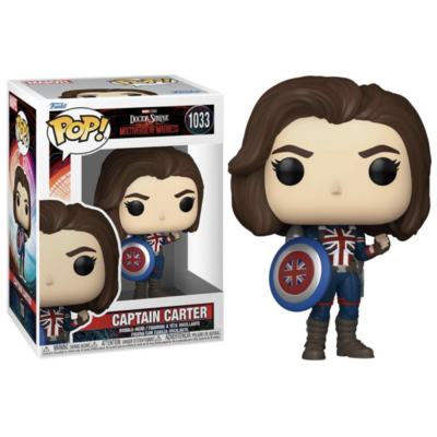 Marvel - Bobble Head Funko Pop N° 1033 : Captain Carter - FUNKO - Le Palais des Goodies