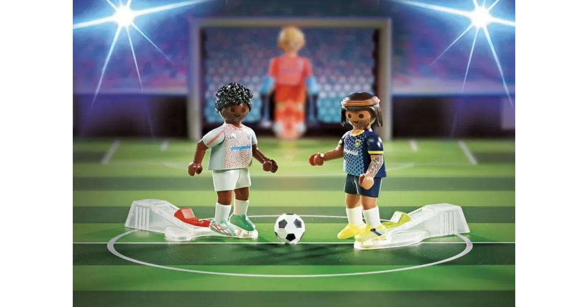 Playmobil Figurines Terrain de football