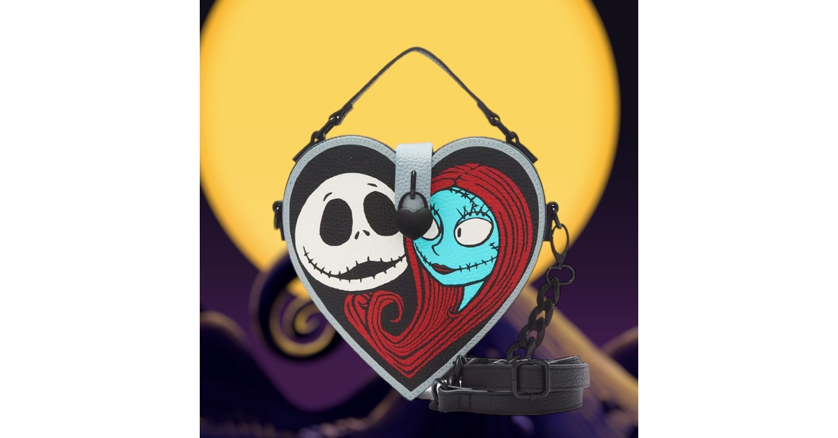 Loungefly Sac Zero à Bandoulière, L'Étrange Noël De Monsieur Jack Par Tim Burton 671803534391