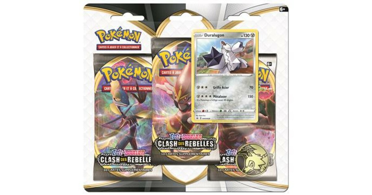 EB01 - Épée et Bouclier 1 - Morpeko - Tripack 3 Boosters - Pokémon - C EB01 - Épée et Bouclier 1 - Morpeko - Tripack 3 Boosters - Pokémon - C