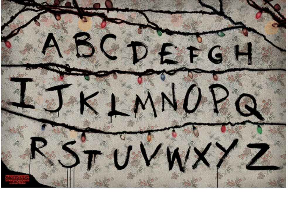 Netflix - Stranger Things - Poster lettres