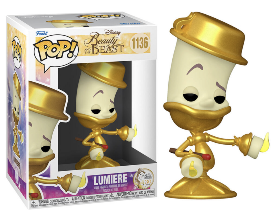 La Belle et la bête - Funko Pop N°1136 : Figurine Lumiere