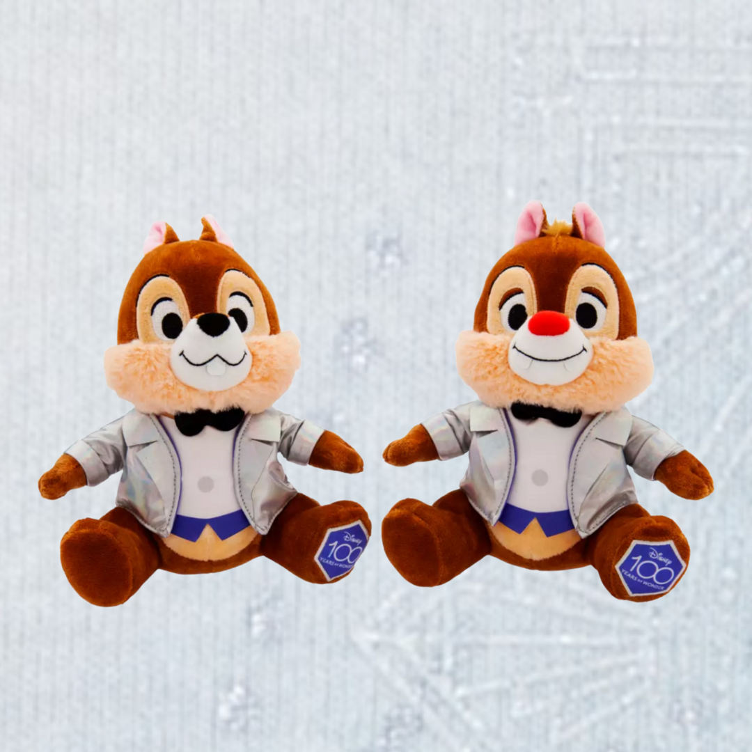 Disney Tic et Tac Peluche "100 Celebration"
