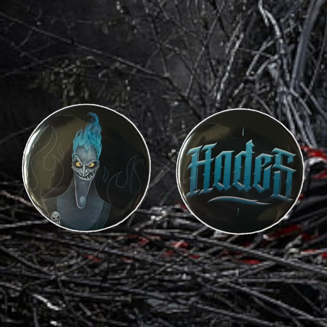 Disney Hercule Lot de 2 badges "Hades"