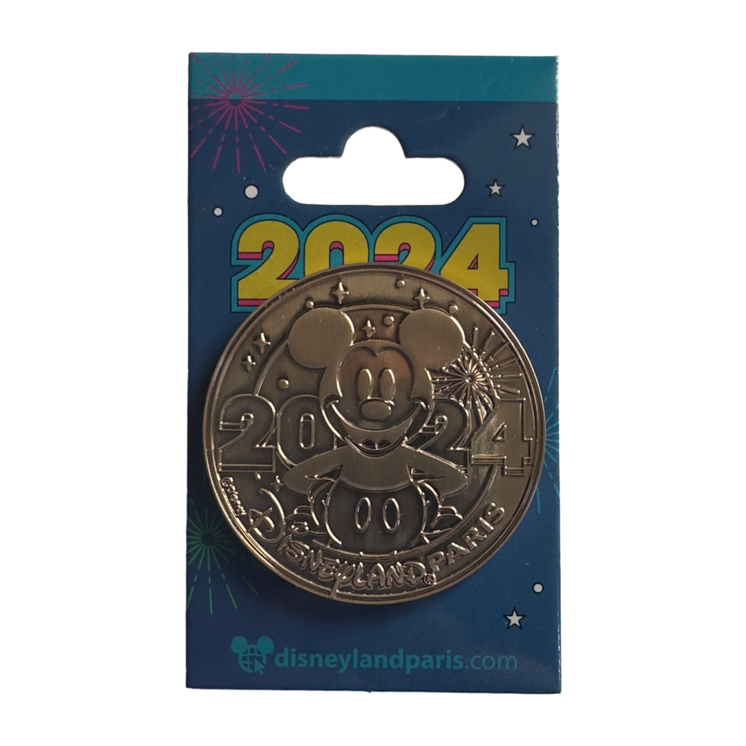 Disney - Mickey Mouse : Pin's Médaille Date 2024 0e