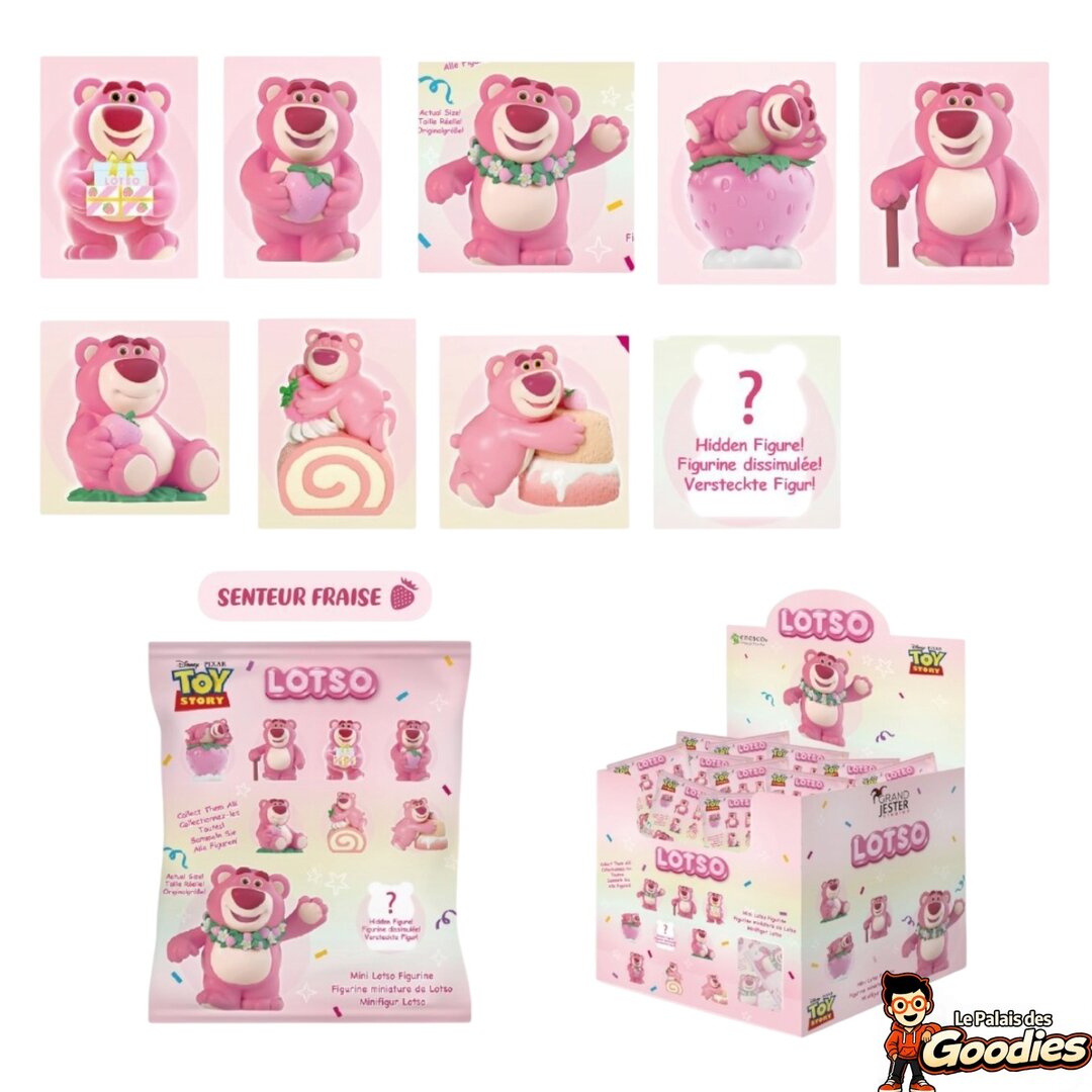 Mini figurine Lotso surprise Toy Story, sachet Enesco Disney