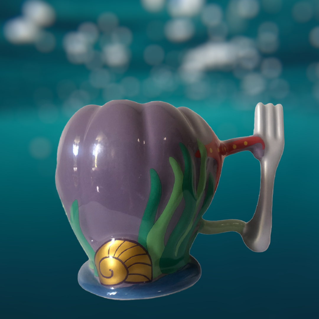 Mug Personnalisé Ariel La Petite Sirène - Avec Prénom En Céramique Fait Main