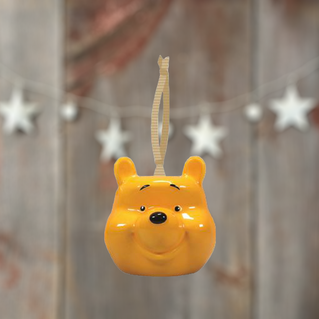 Décoration De Noël Hallmark Winnie L'ourson Avec Pot De Miel - Ornement En Résine à Suspendre - 7x5.7x5.1 Cm