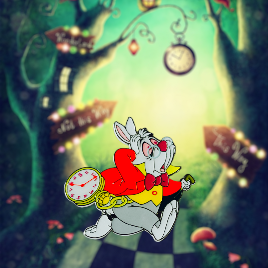 Dessin Lapin Alice Au Pays Des Merveilles Disney - Alice au pays des merveilles : Pin's Lapin Blanc OE