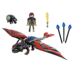 Playmobil - Dragons : Figurines Hiccup et Krokmou