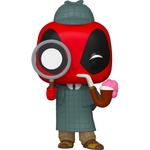 Marvel - Funko Pop Bobble head N°784 : Sherlock Deadpool Special Edition le palais des goodies